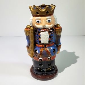 Yankee Candle Christmas Soldier Nutcracker Tealight Candleholder Ceramic